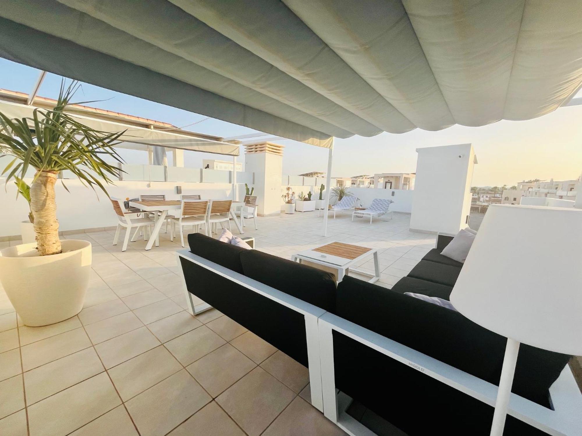 Fortuna Penthouse With Roof Terrace, Ac And Pool Rojales Eksteriør bilde
