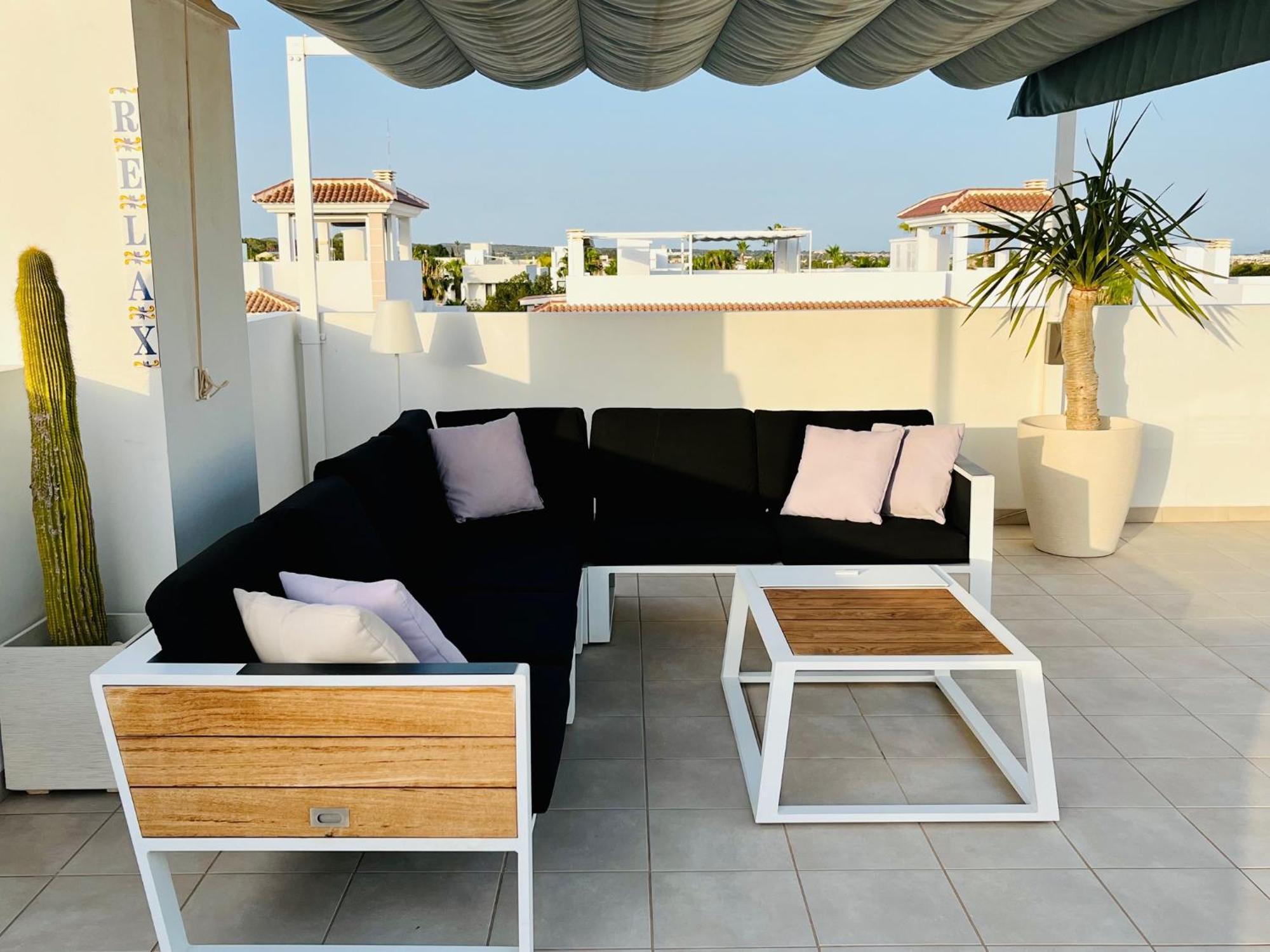 Fortuna Penthouse With Roof Terrace, Ac And Pool Rojales Eksteriør bilde